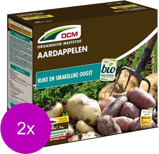 DCM Meststof Aardappelen - Moestuinmeststoffen - 2 x 3 kg (Mg