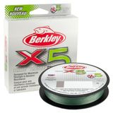 Berkley X5 Braid Low-Vis - Green - 0.25mm - 18.2kg - 300m