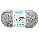Lion Brand Yarn 640-154D Wolgaren, mix van wol, acrylmix, grijs (Grey Marble), 1 stuk, 97