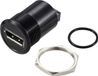 Tru Components TC-11980480 DisplayPort 1.2-paneeladapteraansluiting DisplayPort bus - DisplayPort bus Zwart Inhoud: 1 stuk(s)