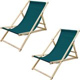 ECD Germany Tuinligstoel hout set van 2 strandstoel opvouwbare strandstoel strandligstoel camping ligstoel ligstoel benzine opvouwbare ligstoel relax ligstoel