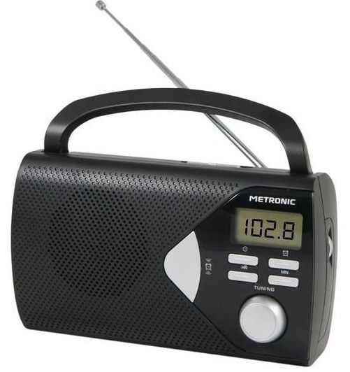 Metronic 477205 Draagbare Digitale Radio - Zwart