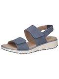 Caprice Dames Sandaal 9-28708-44 802 Blauw Leer G-breedte Maat 36 EU