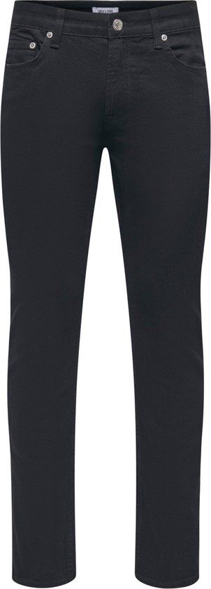 ONLY & SONS ONSLOOM Slim Fit Jeans - Black Denim - Men's W28/L32