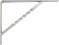 AMIG Plankdrager - steun - beugel Spiraal - metaal - zilver - H250 x B200 mm - Tot 225 kg