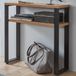 Haku Bijzettafel | 70 x 28 x 75 cm | Anthracite Oak-design