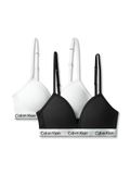 Calvin Klein Bralette Katoen/Elastaan Zwart/Wit