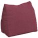 vidaXL Coussin de dossier Rouge vin Tissu 60 x 50 x 20 cm