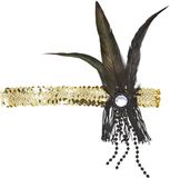 Finidi Charleston hoofdband goud glitter