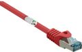 Renkforce RF-5043952 RJ45 Netwerkkabel, patchkabel CAT 6A S/FTP 10.00 m Rood Vlambestendig 1 stuk(s)
