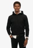 Superdry - Essential hoodie met logo en halfgeborstelde voering - Heren - Hoodies