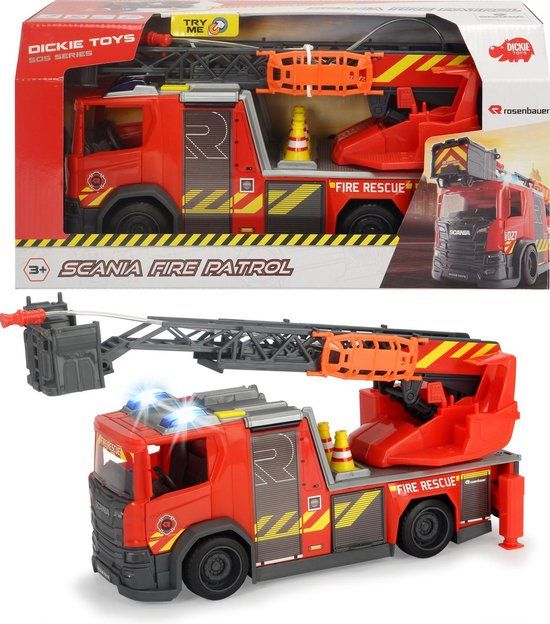 Dickie Toys Scania Brandweerwagen