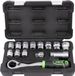 ESTUCHE SMARTI Doordraaiende Dopset 13-27mm, 14-delig, 1/2" Aandrijving