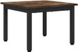 vidaXL Salontafel Rook Eik 50 x 50 x 36 cm Bewerkt Hout