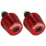 Paar Accossato Paar Rode Stuurgewichten voor Yamaha Xp 500 T-Max (2001-2007)