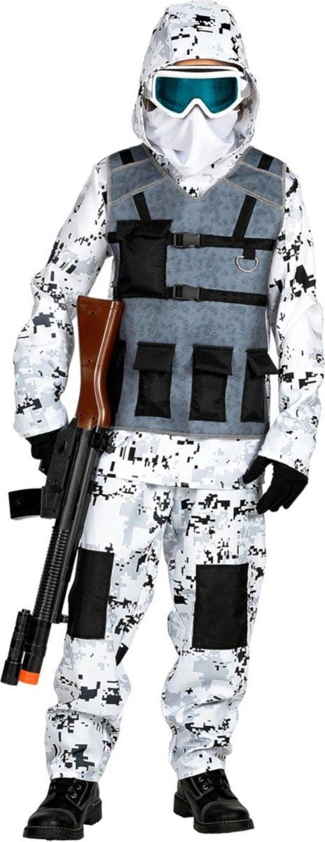 Widmann 01718 - Kinderkostuum Arctic Special Forces - Carnaval - Themafeest