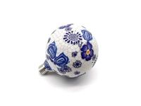 ILUMINACIÓN DE DISEÑO Decoratieve led-gloeilamp van siliconen met blauwe en witte bloemen, 4 W