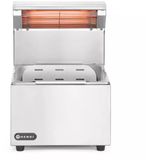 HENDI Frietverwarmer - Infraroodlamp - Roestvrij staal - GN 1/2 - 357x267x376mm