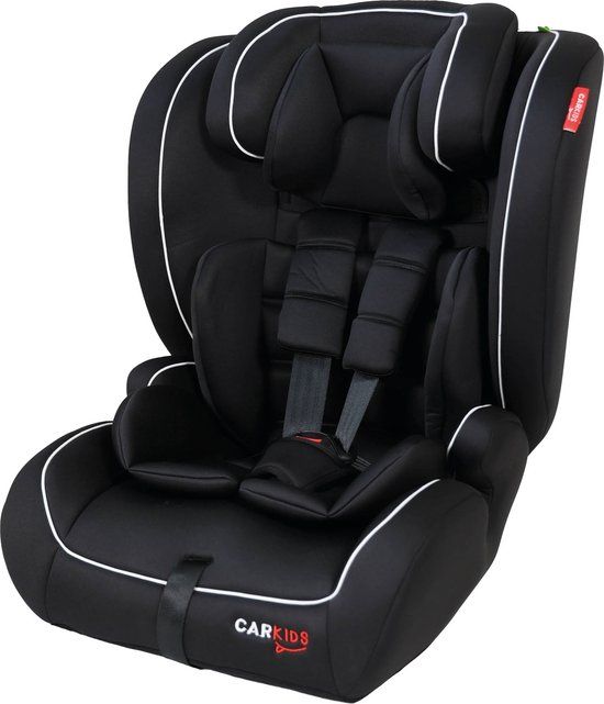 Carkids I-Size Autostoeltje Luca 76-150cm - Zwart/Wit