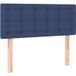 DESIGN IN Tête De Lit Bleu 90x5x78/88 Cm Tissu