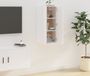 Maison Exclusive - meuble TV mural, blanc, 40x34,5x80 cm