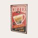 KEYHOMESTORE Boîte à livres décorative « Coffee » en MDF