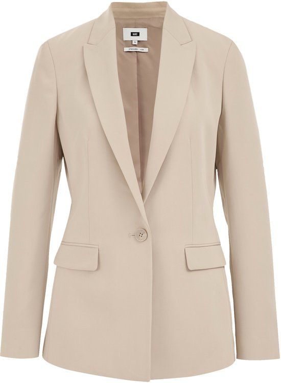 WE Fashion Marly Women's Slim Fit Blazer - Beige - Size 40
