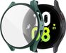 Strap-it Hard case bescherming - Stevig PC hoesje met glasplaat geschikt voor Samsung Galaxy Watch 5 44mm - vert