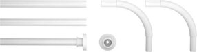 Sealskin Douchegordijnstang Combi set Ø 20 mm Aluminium Wit 90x90/90x90x90/80x170 cm