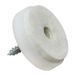 Adsamm® / 32 x Vilt-pads met schroeven | Ø 28 mm Ø 1,1" | wit | rond | Premium kwaliteit meubelschuiven met schroef van Adsamm®