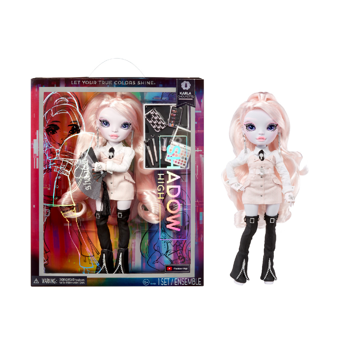 MGA Entertainment Shadow High S23 Fashion High Doll-Karla Choupette (Pink)