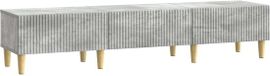 vidaXL TV-kast met lade Betongrijs 147 x 34,5 x 30 cm Bewerkt hout