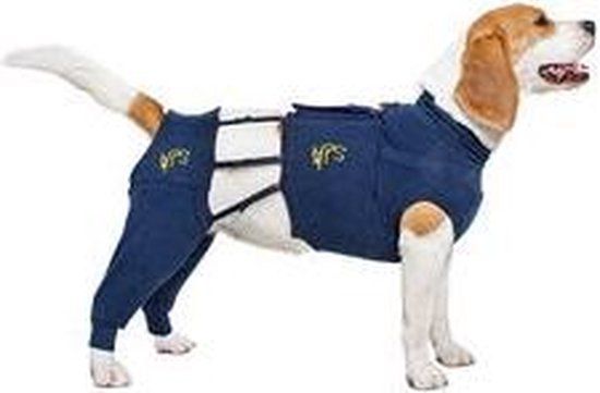 Medical Pet Shirt HLS Achterpootmouwtjes - XL - blauw - Hond