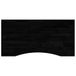 vidaXL Bureaublad rechthoekig 100x60x2,5 cm eikenhout donkerbruin