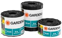 GARDENA Gazonrand 15 cm hoog, 9 m, Bruin