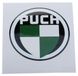 Puch Sticker 55 mm met het logo voor MC, DS, MS, VS en MV 50