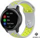 Strap-it Garmin Vivoactive 4 sport band - 45mm - grijs/geel