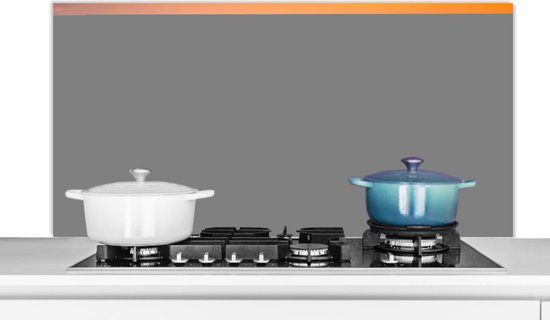 KitchenYeah Spatscherm keuken 120x60 cm - Kookplaat achterwand Lavendel - Paars - Bloemen - Muurbeschermer - Spatwand fornuis - Hoogwaardig aluminium