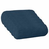 vidaXL - Taie d'oreiller - 6 pièces - HEERLEN - Bleu marine - Ø 15 x 40 cm - velours côtelé