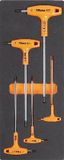 BETA M52 - 5-delige inbus T-greep inlay FOAM