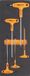 BETA M52 - 5-delige inbus T-greep inlay FOAM