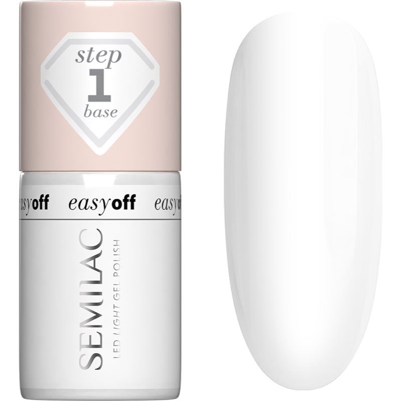 Semilac Easy Off Nagellak Base LED LIGHT, 7 ml
