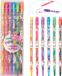 Depesche Ylvi Colour Twinnies kleurpotloden met 2 kleuren en gum, 6 stuks