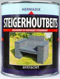 Hermadix Steigerhoutbeits - 0,75 liter - Antraciet