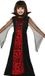 Fiestas Guirca, S.L. Vampieren jurk voor meisjes - zwart/rood - Halloween - verkleedkleding 140/152