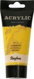 Rayher hobby materialen Rayher hobby Acrylverf op waterbasis - Lichtgeel - 75 ml