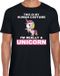 Bellatio Decorations Human costume really unicorn verkleed t-shirt / outfit zwart voor heren L