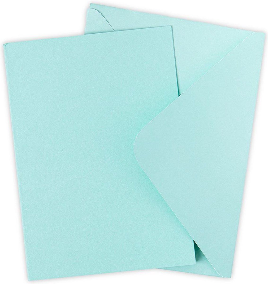 Sizzix Surfacez kaart & envelop set - Mint Julep - Papier - 0630454265283