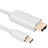Allteq ALTQ-USBC-HDMI-W-2 USB-C naar HDMI kabel 2m Wit