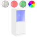 vidaXL Dressoir met LED-verlichting, wit, 41x37x100 cm